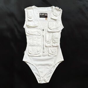 White Utility Bodysuit